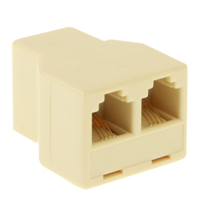 Diviseur téléphonique RJ11 femelle vers 2 femelles, femelle RJ11 vers 2 femelles
