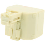 Adaptateur convertisseur prise RJ11 mâle vers 2 femelles RJ11