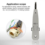 Outil multi-insertion pour prises réseau RJ45 / RJ12 / RJ11 BT téléphone (blanc)