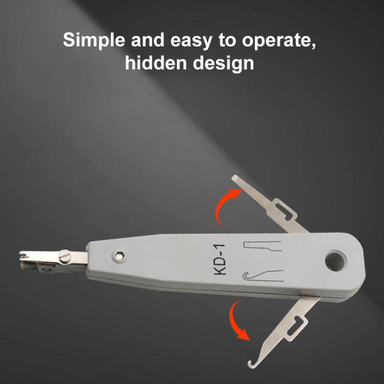 Outil multi-insertion pour prises réseau RJ45 / RJ12 / RJ11 BT téléphone (blanc)
