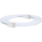 Câble réseau Ethernet LAN CAT7 ultra-fin plat haute vitesse 10Gbps avec tête plaquée or, 1m, 2m, 3m, 5m, 10m, 15m, 20m, 25m, 30m