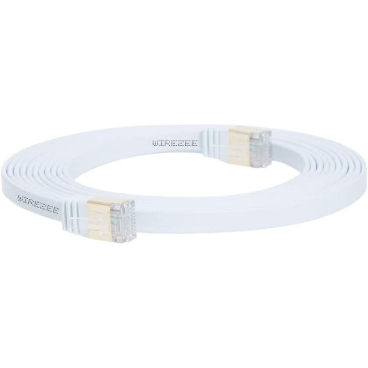 Câble réseau Ethernet LAN CAT7 ultra-fin plat haute vitesse 10Gbps avec tête plaquée or, 1m, 2m, 3m, 5m, 10m, 15m, 20m, 25m, 30m