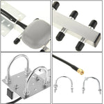 Antenne Yagi à gain élevé 28 dBi SMA Mâle 4G 696-960 MHz / 1710-2690 MHz, Antenne