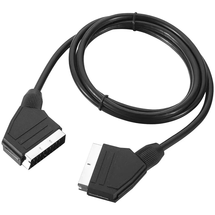 Câble Péritel 20 broches vers Péritel pour DVD/HDTV/AV/TV, Longueur du câble: 1,5m, 1,5m
