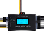 Testeur d'alimentation PC avec affichage LCD numérique, 20/24 broches, outil de diagnostic et mesure de puissance, connecteur ATX avec écran LCD