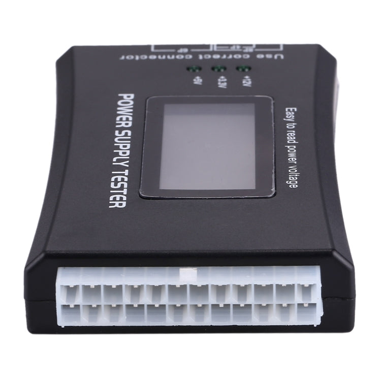 Testeur d'alimentation PC avec affichage LCD numérique, 20/24 broches, outil de diagnostic et mesure de puissance, connecteur ATX avec écran LCD
