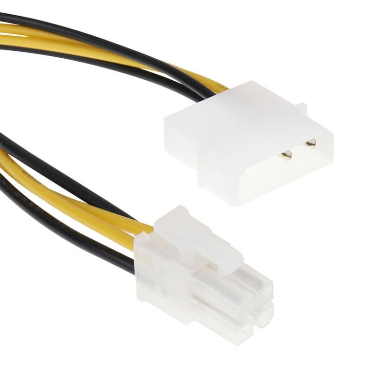 Câble adaptateur d'alimentation CPU ATX 12V P4 2 broches Molex IDE vers 4 broches ATX, mâle 2 broches vers femelle 4 broches