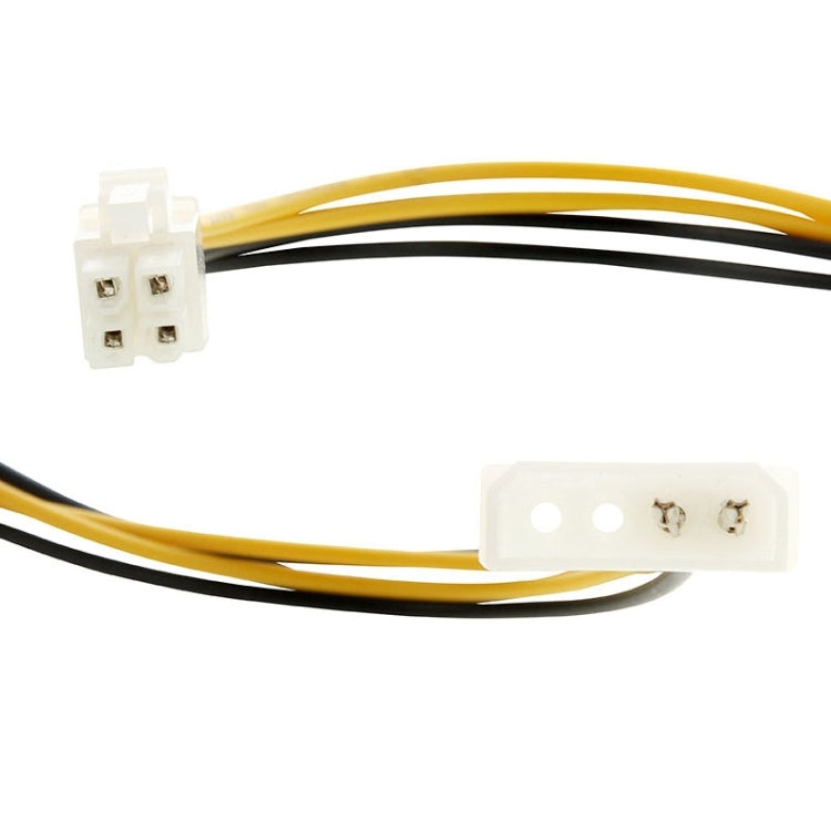 Câble adaptateur d'alimentation CPU ATX 12V P4 2 broches Molex IDE vers 4 broches ATX, mâle 2 broches vers femelle 4 broches