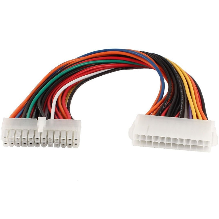 Câble d'extension ATX 24 broches mâle vers 24 broches femelle, longueur : 25 cm, 24 broches mâle vers 24 broches femelle, 25 cm