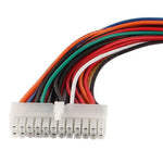 Câble d'extension ATX 24 broches mâle vers 24 broches femelle, longueur : 25 cm, 24 broches mâle vers 24 broches femelle, 25 cm