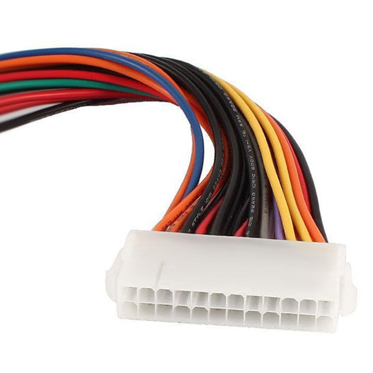 Câble d'extension ATX 24 broches mâle vers 24 broches femelle, longueur : 25 cm, 24 broches mâle vers 24 broches femelle, 25 cm
