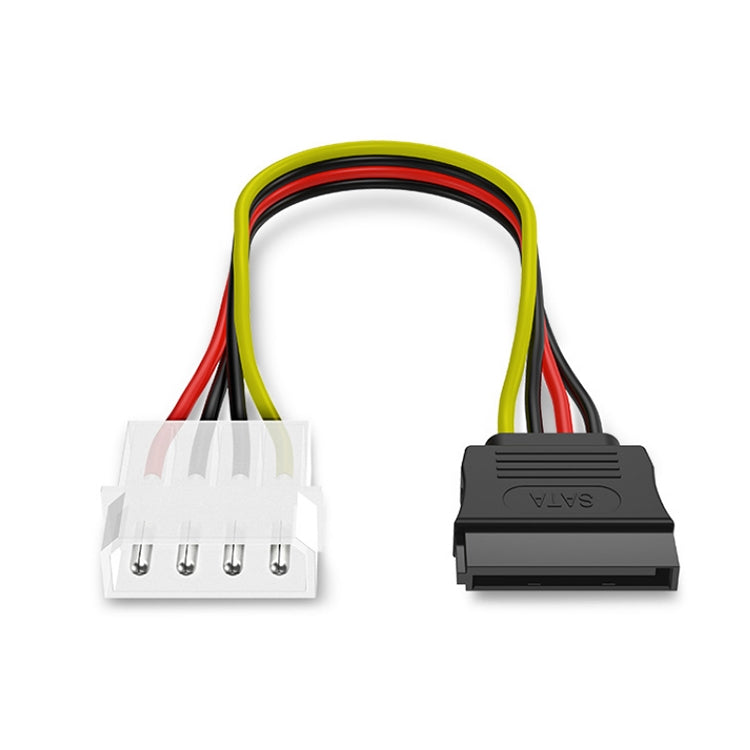 Adaptateur câble d'alimentation 4 broches IDE vers Serial ATA SATA (15 cm), matériau : Al+Mg, 4 broches IDE vers SATA