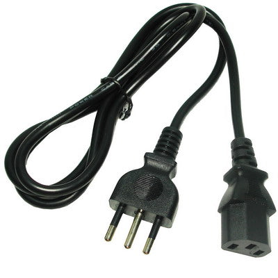 Câble d'alimentation PC de bureau à 3 broches norme Italie, longueur du câble : 1,5 m, prise Italie, 1,2 m, prise Italie, 1,5 m