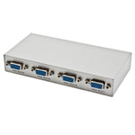 Répartiteur VGA 4 ports 150MHz (1 entrée VGA, 4 sorties VGA), répartiteur 4 ports argenté