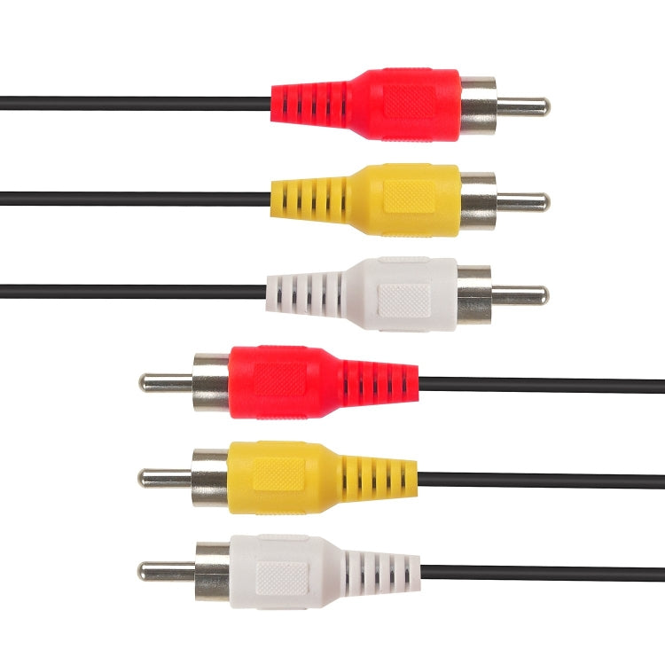 Câble audio-vidéo stéréo RCA de bonne qualité, longueur : 1,5m