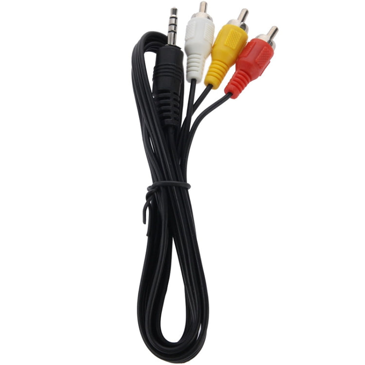 Câble jack stéréo mâle 3,5 mm vers 3 fiches RCA mâles, longueur : 75cm