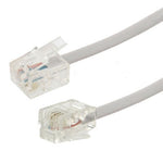Câble téléphonique RJ11 2 conducteurs vers RJ11, longueur : 3m, longueur : 3m