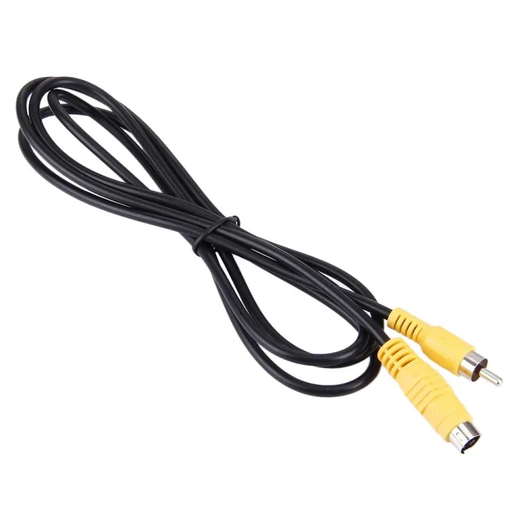 Câble adaptateur convertisseur S-VIDEO TV 4 broches vers RCA AV, S-Video vers AV RCA mâle de 1,5 m