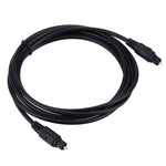 Câble audio numérique fibre optique mâle à mâle 4,0 mm OD pour DVD HDTV, longueur : 2 m, OD : 4,0 mm
