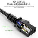 EU Power Cord, Cable Length: 1.5m, 1.5m