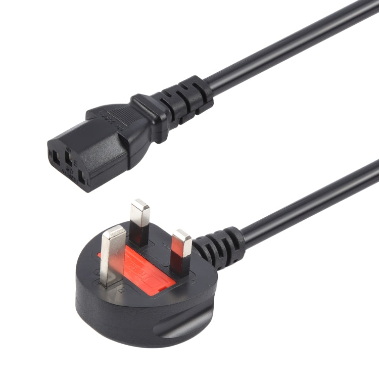 Cordon d'alimentation ordinateur PC prise UK grande 3 broches, longueur : 1,5 m, 1,5 m