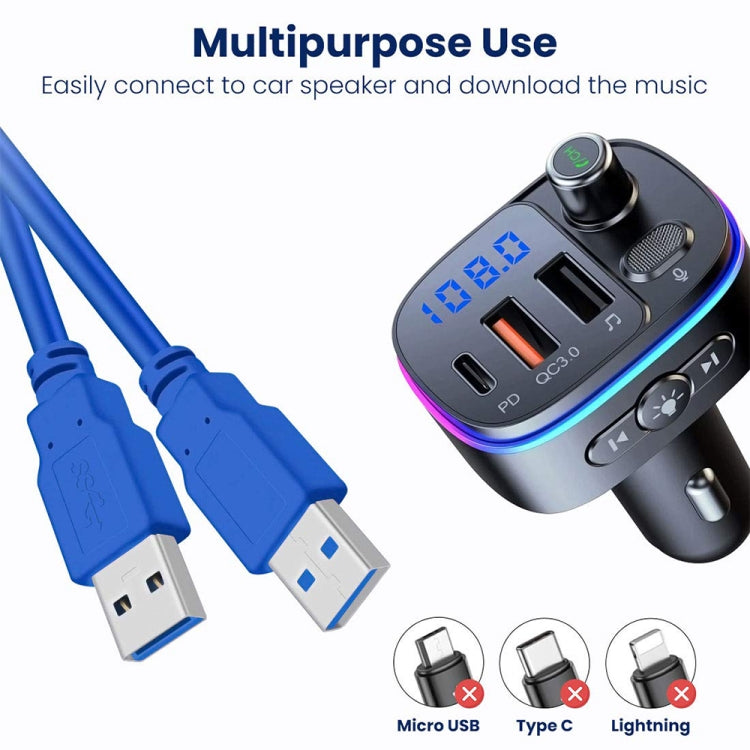 Câble d'extension USB 3.0 A mâle vers A mâle AM-AM, longueur : 3 m, longueur : 3 m