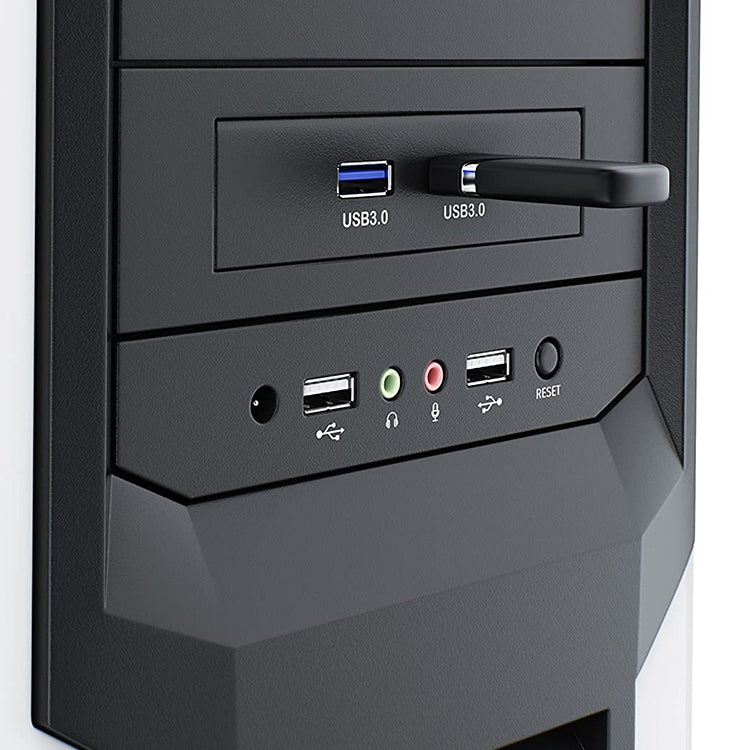 Câble support HUB panneau avant USB 3.0 baie disquette 20 broches 2 ports, 2 ports USB 3.0 (noir)