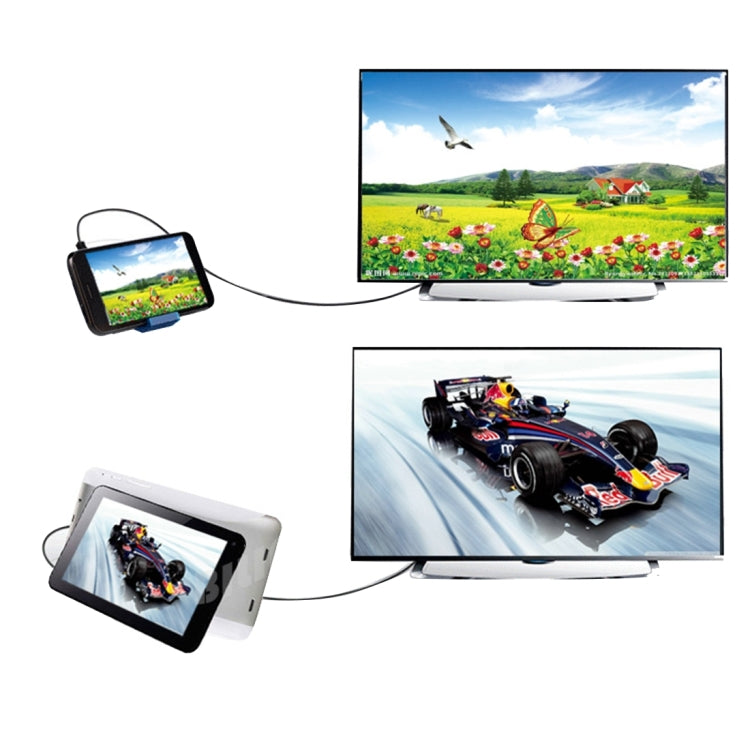 Câble Micro HDMI vers HDMI 19 broches 1,5 m, version 1.4, support 3D, HDMI mâle, support 3D, longueur : 1,5 m
