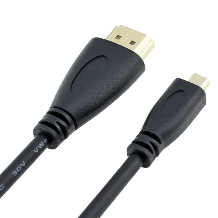 Câble Micro HDMI vers HDMI 19 broches 1,5 m, version 1.4, HDMI mâle, longueur : 1,5 m