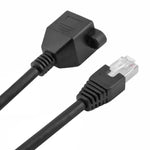 Câble d'extension réseau RJ45 femelle vers mâle Cat, longueur : 1,5 m, RJ45 mâle 1,5 m