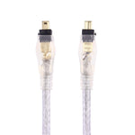 Câble Firewire IEEE 1394 4 broches mâle vers 4 broches mâle de haute qualité, longueur : 3 m (plaqué or), 4 broches vers 4 broches (3 m)