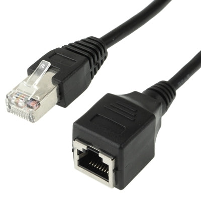 Câble d'extension réseau RJ45 femelle vers mâle Cat, longueur : 30 cm, RJ45 mâle 30 cm