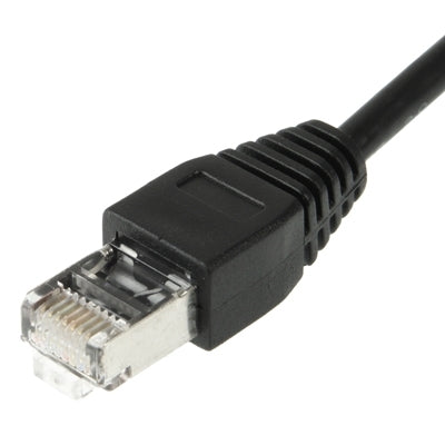 Câble d'extension réseau RJ45 femelle vers mâle Cat, longueur : 30 cm, RJ45 mâle 30 cm