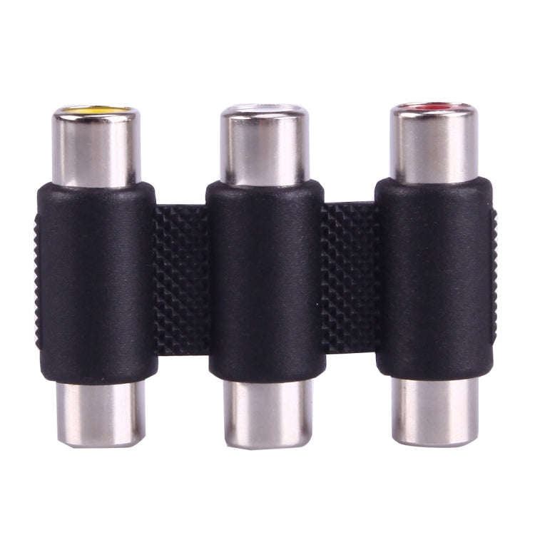 Adaptateur coupleur AV 3 RCA femelle à femelle, 3 RCA AV femelle à femelle