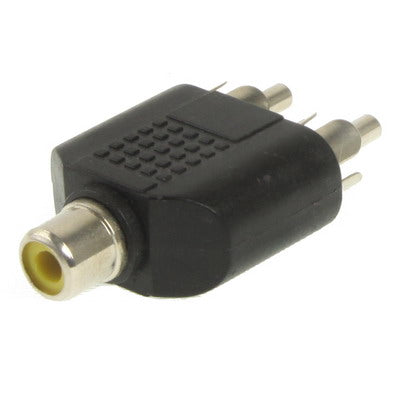 Adaptateur RCA femelle vers 2 RCA mâles, 2 RCA mâles vers 1 RCA femelle