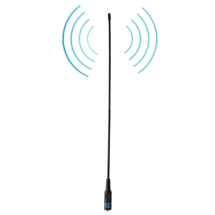 Antenne radio portable NAGOYA NA-771 à ressort flexible double bande 144/430 MHz SMA-F pour talkie-walkie, longueur d’antenne : 38 cm