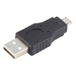 Adaptateur USB A mâle vers Micro USB 5 broches mâle, USB 2.0 A mâle