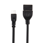 Adaptateur USB A femelle vers Micro USB 5 broches mâle 10 cm avec OTG