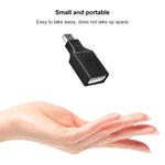 Adaptateur USB mini mâle vers USB 2.0 femelle avec fonction OTG, USB femelle
