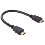 Câble HDMI version 1.3 plaqué or 19 broches à 19 broches, plaqué or, longueur : 28cm