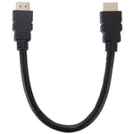 Câble HDMI version 1.3 plaqué or 19 broches à 19 broches, plaqué or, longueur : 28cm