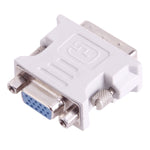 Adaptateur convertisseur vidéo DVI-I mâle double lien 24 + 5 vers VGA femelle 15 broches