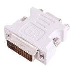 Adaptateur convertisseur vidéo DVI-I mâle double lien 24 + 5 vers VGA femelle 15 broches