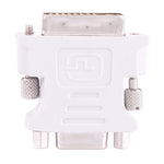 Adaptateur convertisseur vidéo DVI-I mâle double lien 24 + 5 vers VGA femelle 15 broches