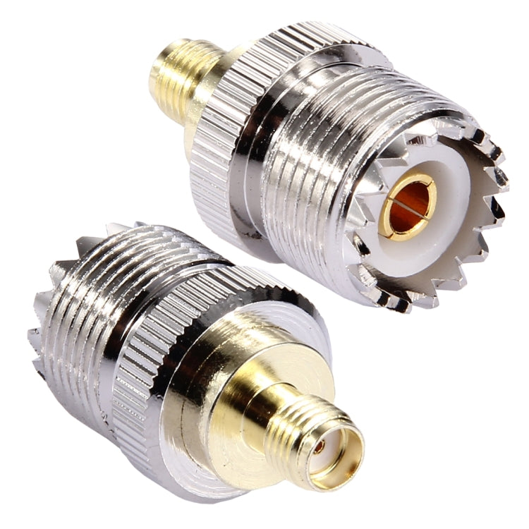 Adaptateur coaxial SMA femelle vers UHF femelle, SMA femelle vers UHF femelle