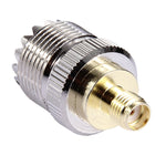 Adaptateur coaxial SMA femelle vers UHF femelle, SMA femelle vers UHF femelle