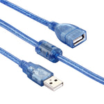 Câble d'extension USB 2.0 AM vers AF haute vitesse, longueur : 10 m, AM vers AF (haute qualité), longueur : 10 m