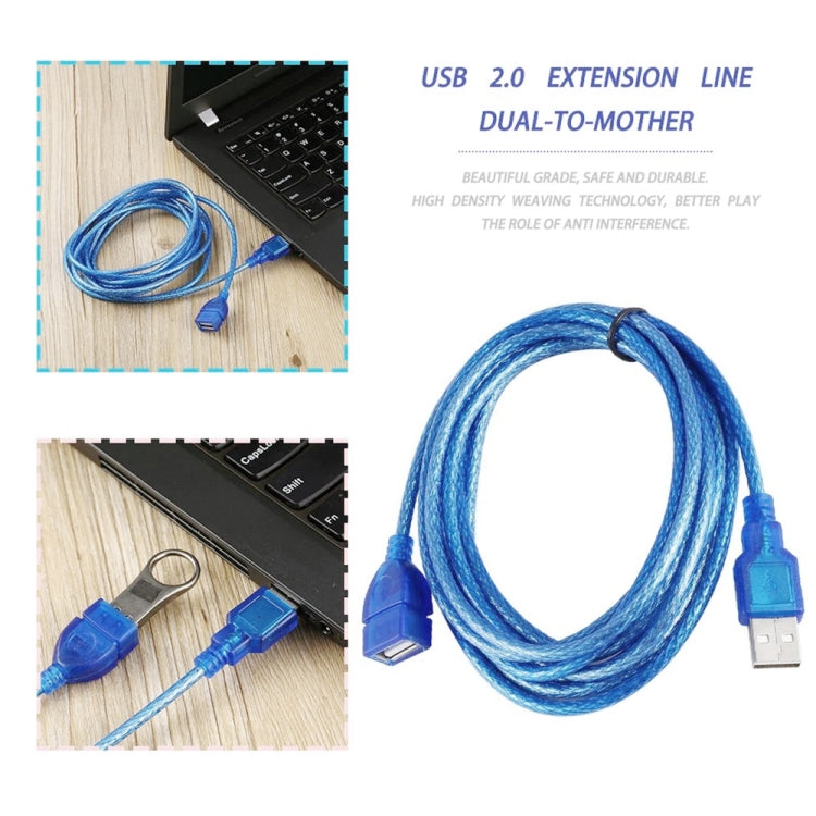 Câble d'extension USB 2.0 AM vers AF haute vitesse, longueur : 10 m, AM vers AF (haute qualité), longueur : 10 m