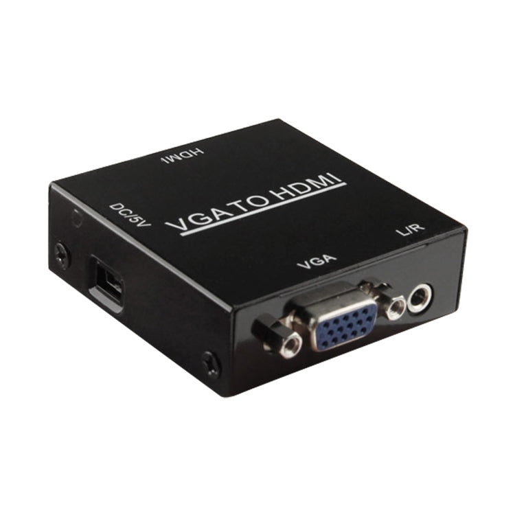Boîtier scaler HDMI Mini VGA vers HDMI HD 1080P avec convertisseur audio vidéo numérique pour PC / HDTV, HD 1080P