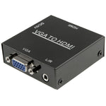 Boîtier scaler HDMI Mini VGA vers HDMI HD 1080P avec convertisseur audio vidéo numérique pour PC / HDTV, HD 1080P